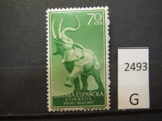 Фото марки Испанская Гвинея 1957г *