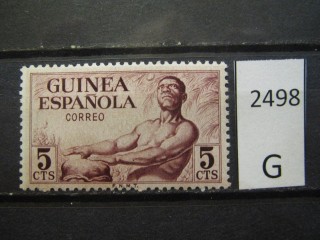 Фото марки Испанская Гвинея 1952г *