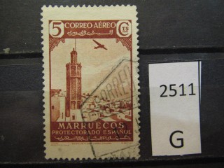 Фото марки Испан. Марокко 1938г