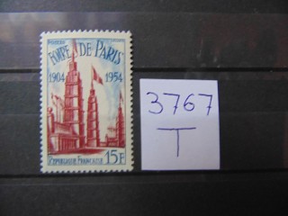 Фото марки Франция марка 1954г **