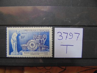 Фото марки Франция марка 1957г **