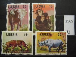 Фото марки Либерия 1966г
