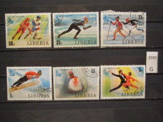Фото марки Либерия 1980г серия