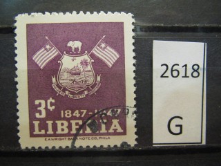 Фото марки Либерия 1947г