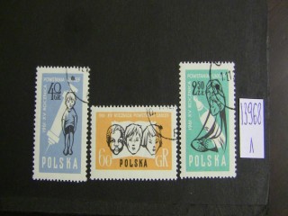 Фото марки Польша 1962г серия