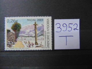 Фото марки Испанская Андора марка 2003г **