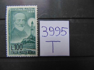 Фото марки Италия марка авиапочта 1955г **