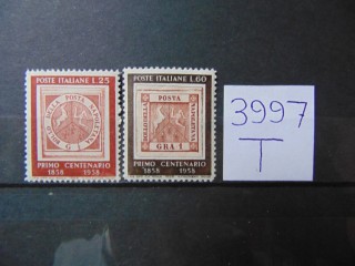 Фото марки Италия серия 1958г **