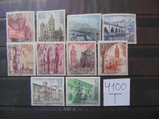 Фото марки Испания подборка одиночных марок 1964-65 **