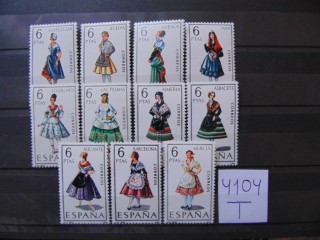 Фото марки Испания подборка одиночных марок 1967-71 **
