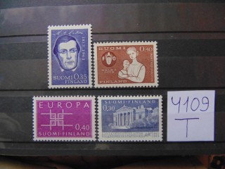 Фото марки Финляндия подборка одиночных марок 1963г **