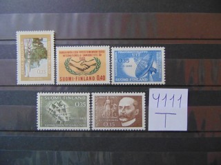 Фото марки Финляндия подборка одиночных марок 1965г **