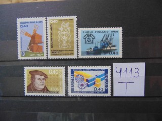 Фото марки Финляндия подборка одиночных марок 1967г **