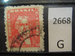Фото марки Бразилия 1956г