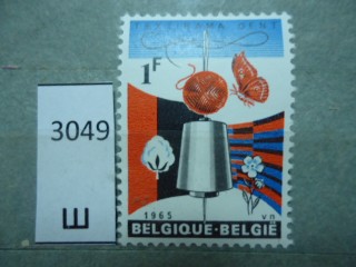 Фото марки Бельгия 1965г **