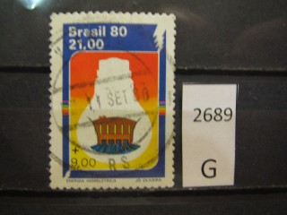 Фото марки Бразилия 1980г