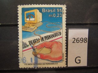 Фото марки Бразилия 1995г