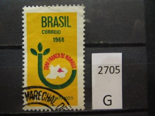 Фото марки Бразилия 1968г