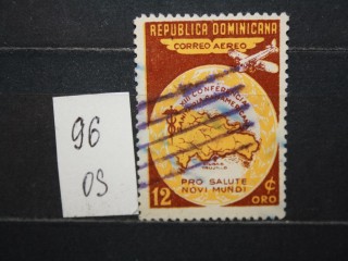 Фото марки Республика Доминикана 1950г