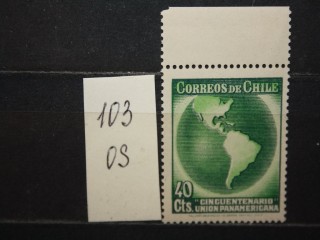 Фото марки Чили 1940г **