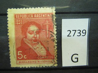 Фото марки Аргентина 1945г