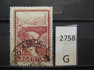 Фото марки Аргентина 1960г
