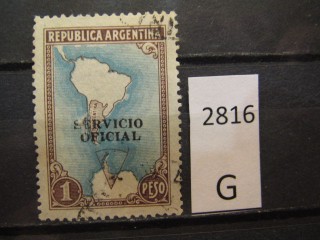 Фото марки Аргентина 1951г
