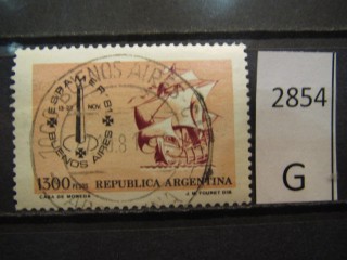 Фото марки Аргентина 1981г