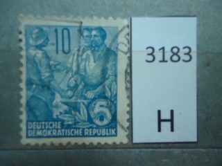 Фото марки Германия ГДР 1955г