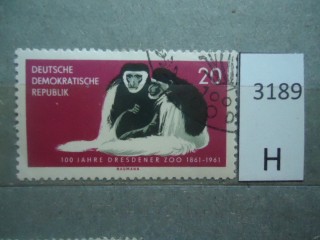 Фото марки Германия ГДР 1961г