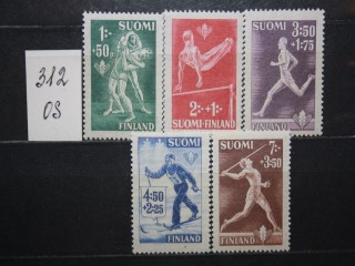 Фото марки Финляндия 1945г серия **