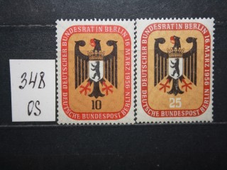 Фото марки Германия Берлин 1956г серия **