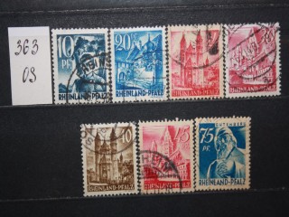 Фото марки Германия Французская зона 1947-48гг