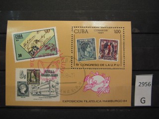 Фото марки Куба 1984г блок