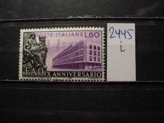 Фото марки Италия 1952г **