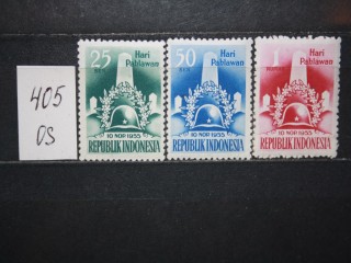 Фото марки Индонезия 1955г серия *