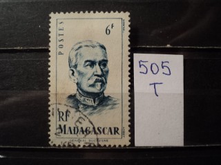 Фото марки Франц. Мадагаскар 1946г