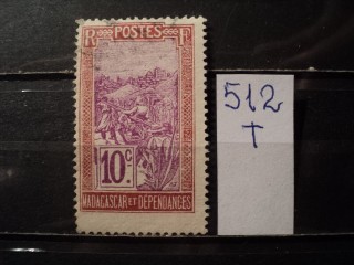 Фото марки Франц. Мадагаскар 1922г
