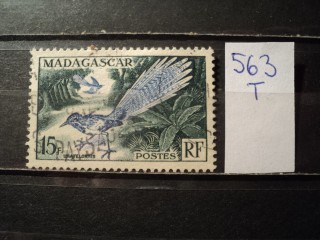 Фото марки Франц. Мадагаскар 1954г