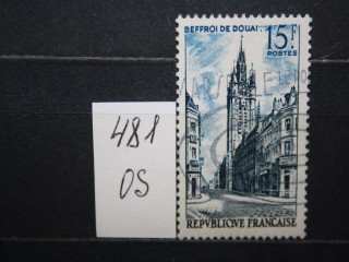 Фото марки Франция 1956г