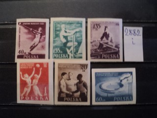 Фото марки Польша серия 1955г **