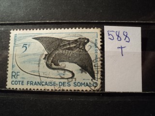 Фото марки Франц. Сомали 1959г