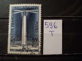 Фото марки Франц. Сомали 1954г
