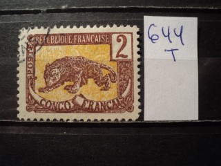 Фото марки Франц. Конго 1900г