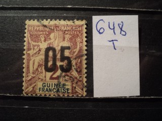 Фото марки Франц. Гвинея 1912г