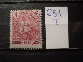 Фото марки Франц. Гвинея 1904г