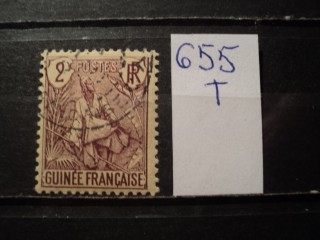 Фото марки Франц. Гвинея 1904г