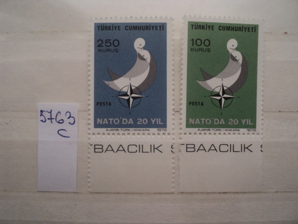 Фото марки Турция серия 1972г **