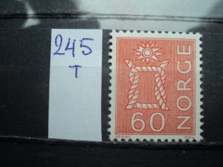Фото марки Норвегия 1964г **