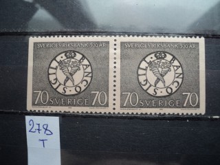Фото марки Швеция пара 1968г *